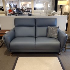 ROM Nevis 180cm Leather Fixed Sofa