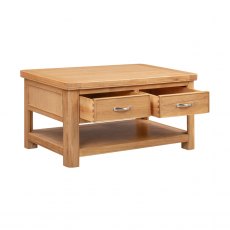 Chatsworth Oak  Coffee Table with 2 Drawers
