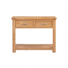 Chatsworth Oak  Console Table with 2 Drawers