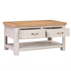 Chatsworth Painted Coffee Table with 2 Drawers