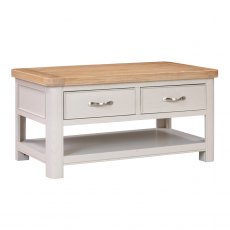 Chatsworth Painted Coffee Table with 2 Drawers
