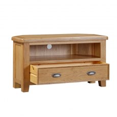 Kingsbury Oak Corner TV Unit