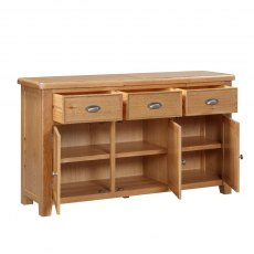 Kenton Oak 3 Door Sideboard