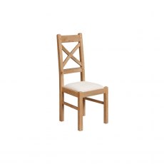 Kingsbury Oak  Cross Back Dining Chair