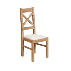 Kingsbury Oak  Cross Back Dining Chair