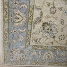 Woburn Ziegler Ivory Blue Rug (180 x 120cm)