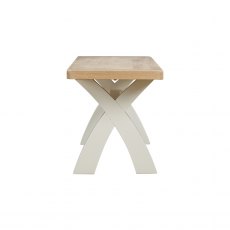 Foxington Painted  Cross Leg Bench