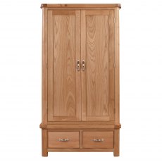 Chagford Oak Double Wardrobe