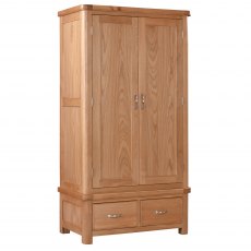 Chagford Oak Double Wardrobe