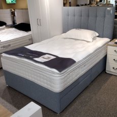 RELYON 4'6 Prescott 1000 Mattress with 2 Drawer Divan Base & Headboard