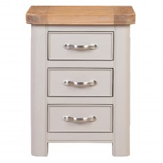 Chagford Painted 3 Drawer Bedside