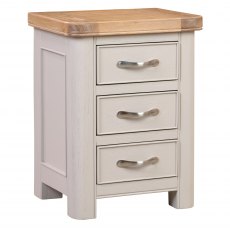 Chagford Painted 3 Drawer Bedside