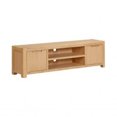 Coppice Oak Wide TV Unit