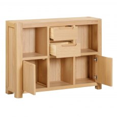 Coppice Oak Low Display Unit