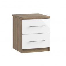 Catania 2 Drawer Bedside Catania 2 Drawer Bedside