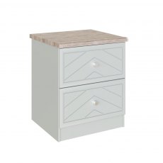 Caleri 2 Drawer Bedside Caleri 2 Drawer Bedside