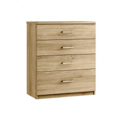 Modena 4 Drawer Midi Chest Modena 4 Drawer Midi Chest