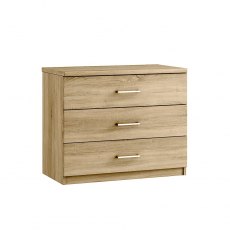 Modena 3 Drawer Wide Chest Modena 3 Drawer Wide Chest