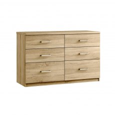 Modena 6 Drawer Twin Chest Modena 6 Drawer Twin Chest