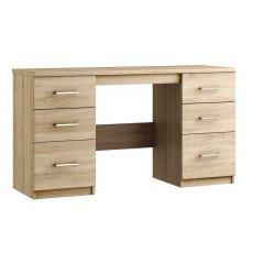 Modena Double Pedestal Dressing Table Modena Double Pedestal Dressing Table