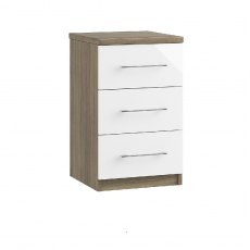 Catania 3 Drawer Bedside Catania 3 Drawer Bedside