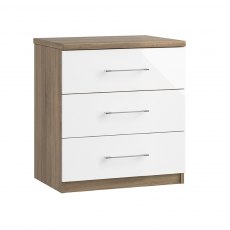 Catania 3 Drawer Midi Chest Catania 3 Drawer Midi Chest