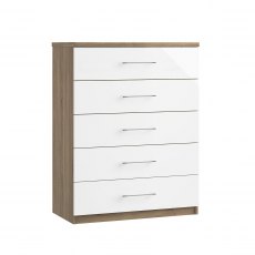 Catania 5 Drawer Wide Chest Catania 5 Drawer Wide Chest