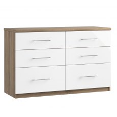 Catania 6 Drawer Twin Chest Catania 6 Drawer Twin Chest