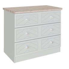 Caleri 3 Drawer Wide Chest Caleri 3 Drawer Wide Chest