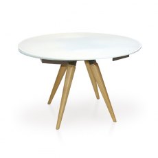 Myles Extending Round Dining Table Myles Extending Round Dining Table