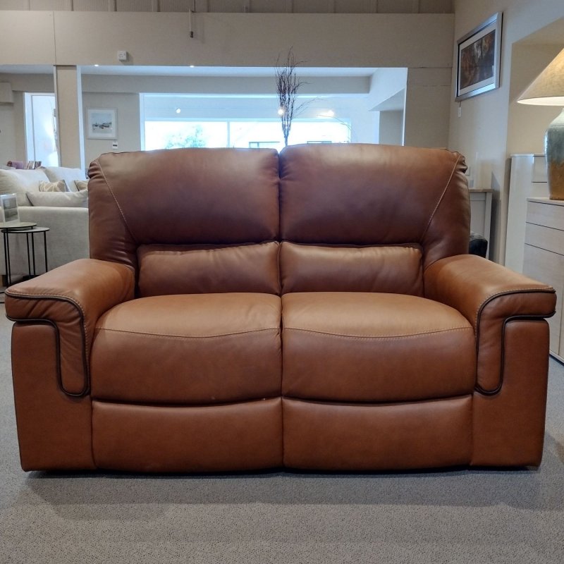 New Trends LEGACY 2 Seater Fixed Leather Sofa