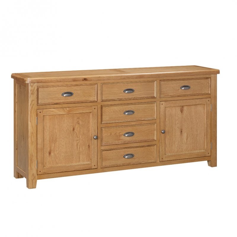 Papaya Kingsbury Oak Extra Large Sideboard