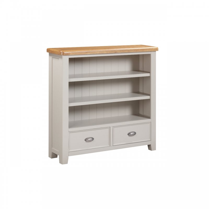 Papaya Kingsbury Painted Low Bookcase