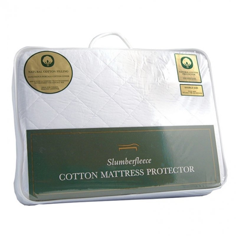 Slumberfleece 5'0 Cotton Mattress Protector