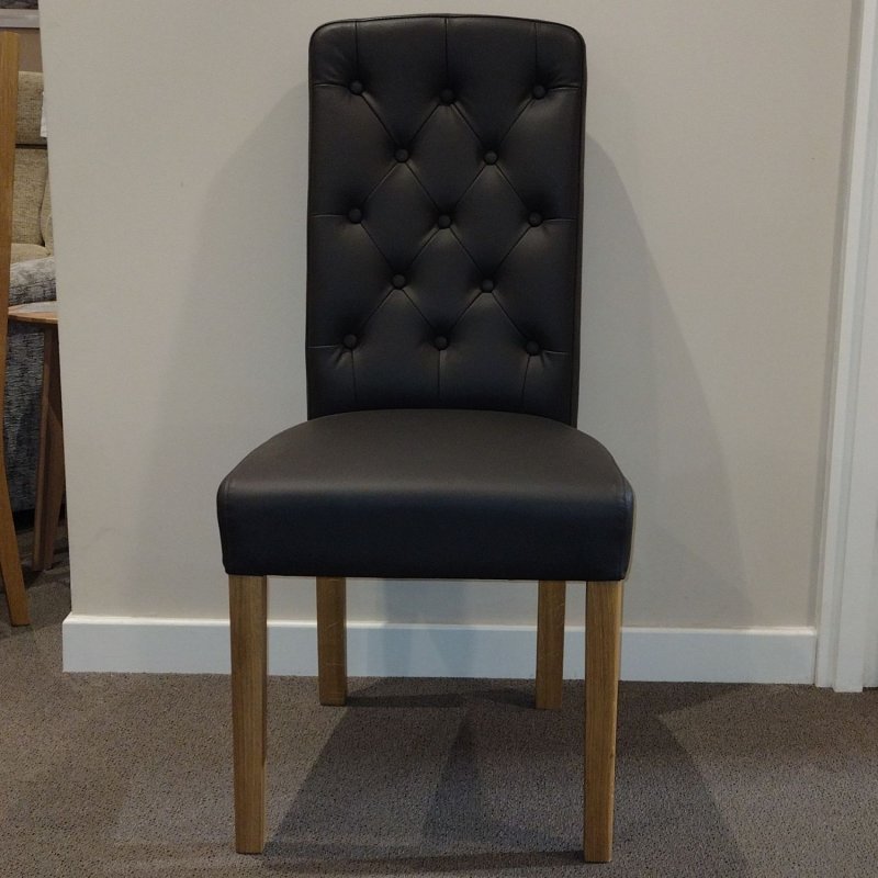 TCH Furniture LAMONT Button Dining Chair (in leather)