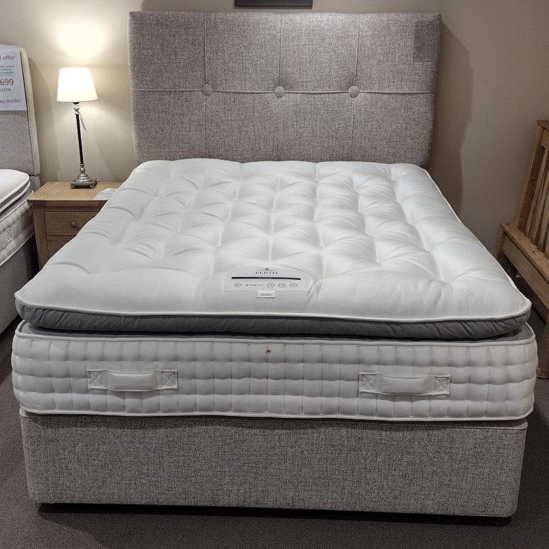 HARRISON SPINKS 5'0 Perth Mattress with Divan Base & Charleston Headboard