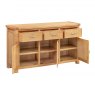 Papaya Chatsworth Oak 3 Door Sideboard