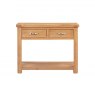 Papaya Chatsworth Oak  Console Table with 2 Drawers