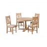 Papaya Chatsworth Oak Dining Chair