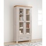 Papaya Chatsworth Painted Display Cabinet with Glass Doors