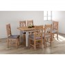 Papaya Chagford Painted 120cm Extending Dining Table