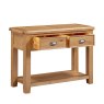 Papaya Kingsbury Oak  Small Console Table