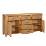 Papaya Kingsbury Oak Extra Large Sideboard