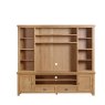 Papaya Kingsbury Oak Media Bookcase Top for XL TV Unit (top only)