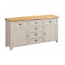 Papaya Kingsbury Painted Extra Large Sideboard