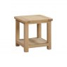 Papaya Farringdon Oak Lamp Table