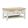 Papaya Farringdon Painted Coffee Table with 2 Drawers