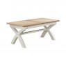 Papaya Farringdon Painted 180cm Cross Leg Extending Dining Table