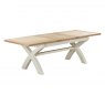 Papaya Farringdon Painted 180cm Cross Leg Extending Dining Table