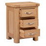 Papaya Chagford Oak 3 Drawer Bedside